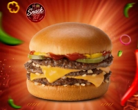 TRIPLE CHEESE BURGER