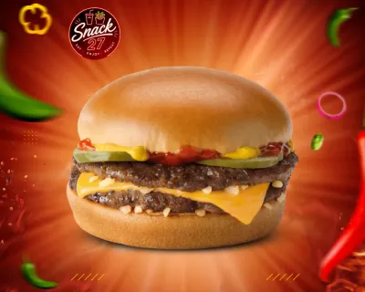 DOUBLE CHEESE BURGER